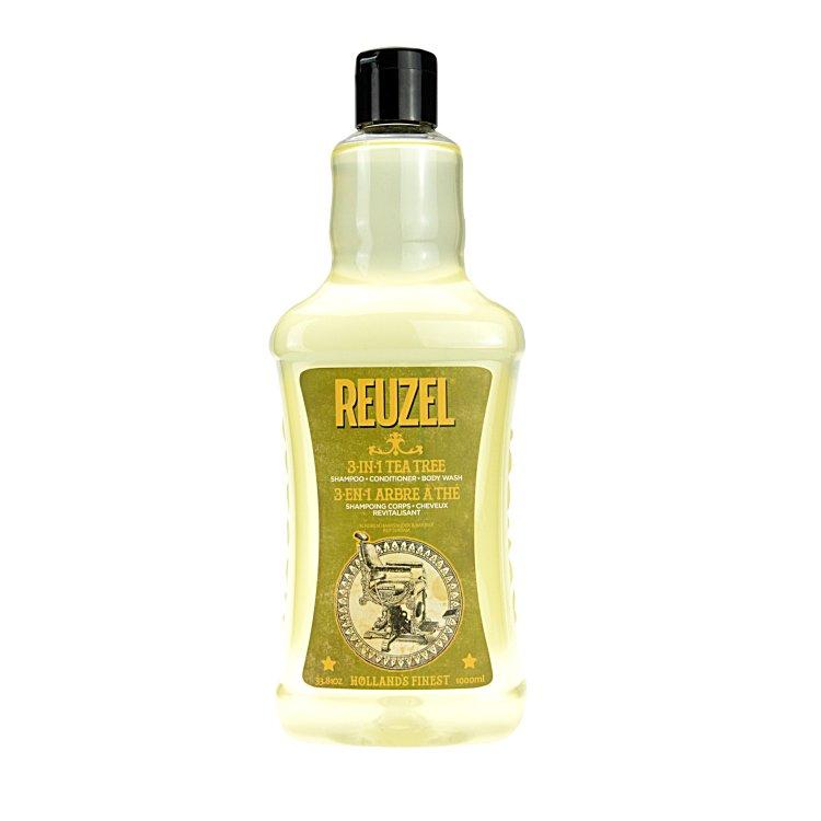 Reuzel 3in1 Tea Tree Shampoo-Conditioner-Body-Wash