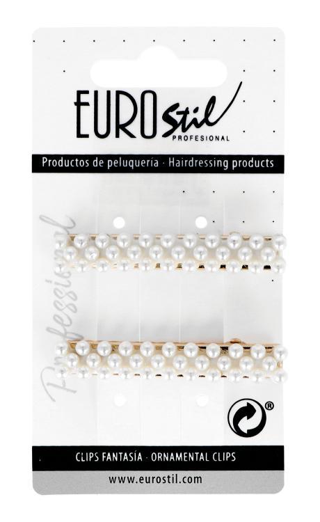 Eurostil Perlenclips breit