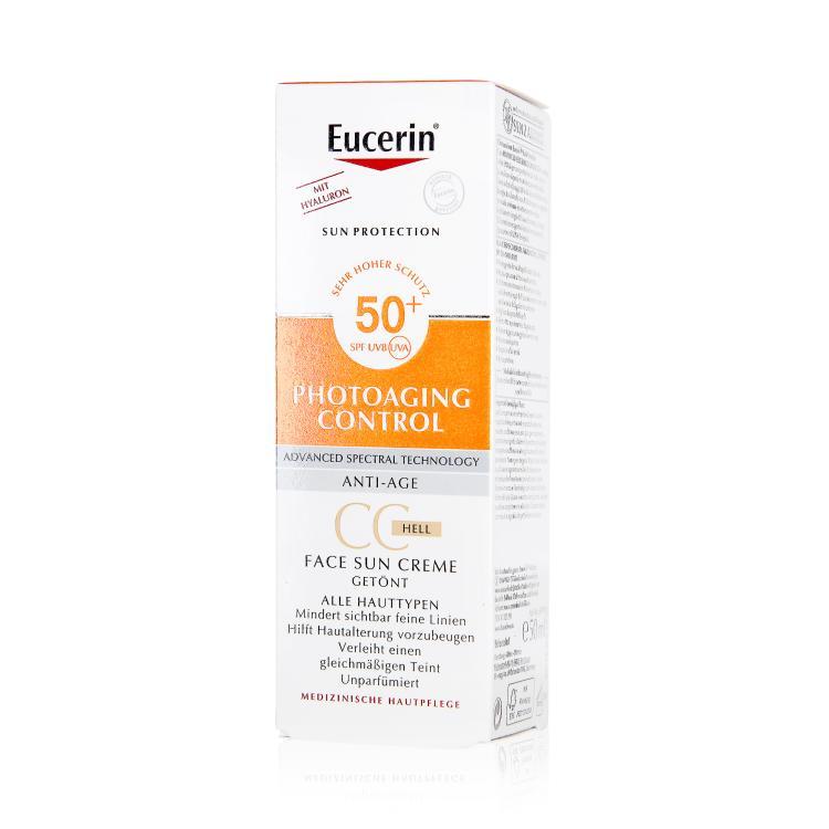Eucerin Photoaging Control CC Face Sun Creme getönt hell