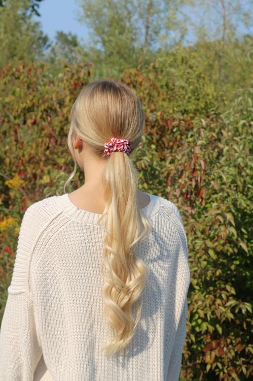 Beyond Scrunchies Red Gingham skinny
