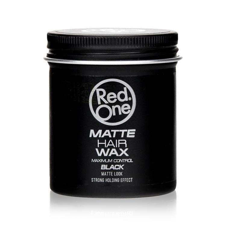 Red One Matte Hair Wax Black