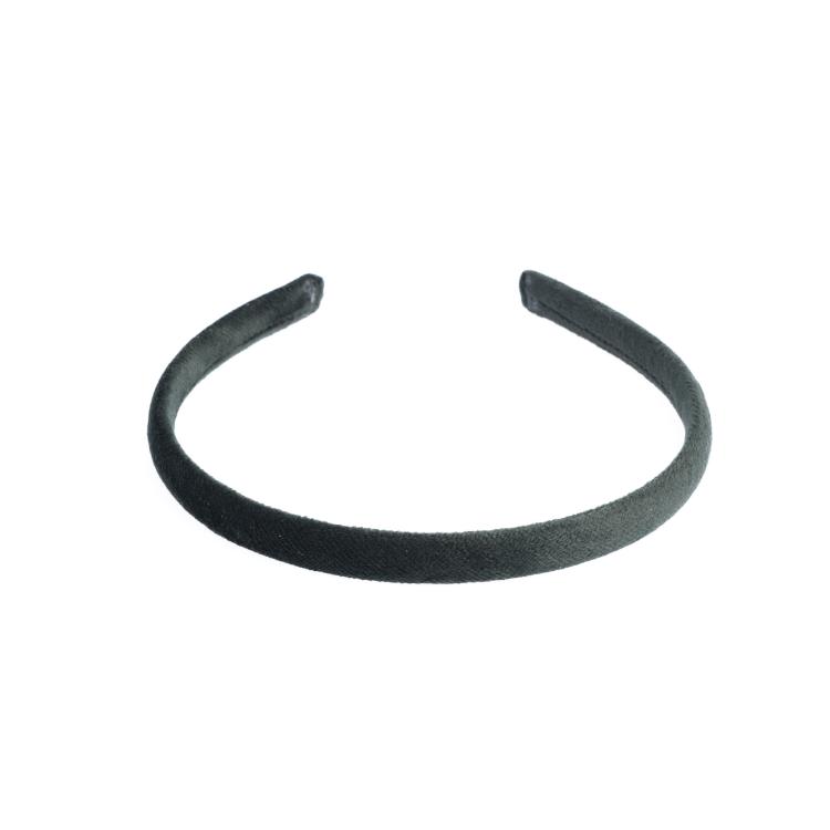 Dark Velvet Hairband Pine schmal