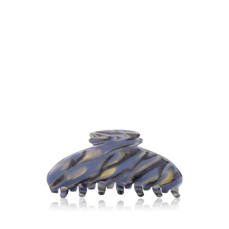 Helly Hair Haarklammer Lara 2 gold graublau