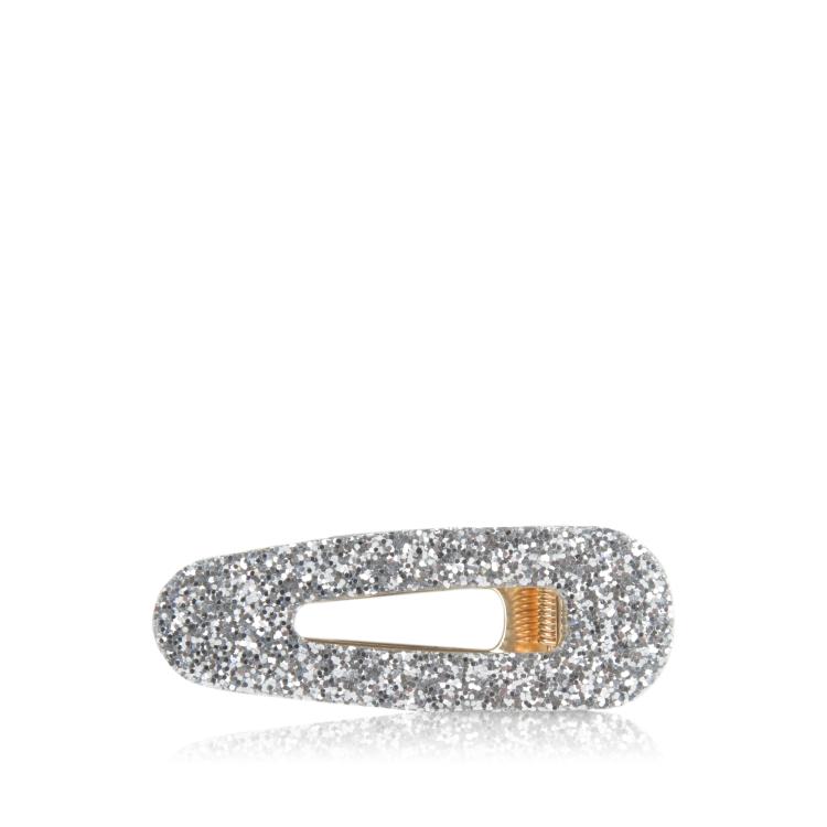 CG Home Dreieckige Haarspange silber glitzer