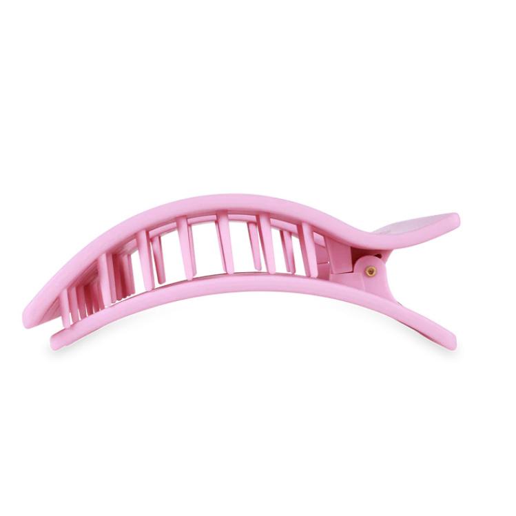 Teleties Large Flat Rectangle Hair Clip Merry Pinkmas