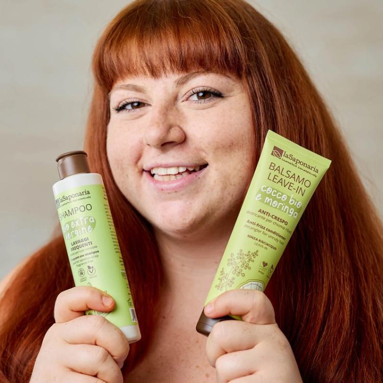 La Saponaria Cocco Bio e Moringa Leave-In Conditioner