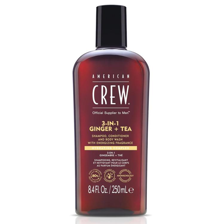American Crew 3-in-1 Ginger + Tea hair-body-wash