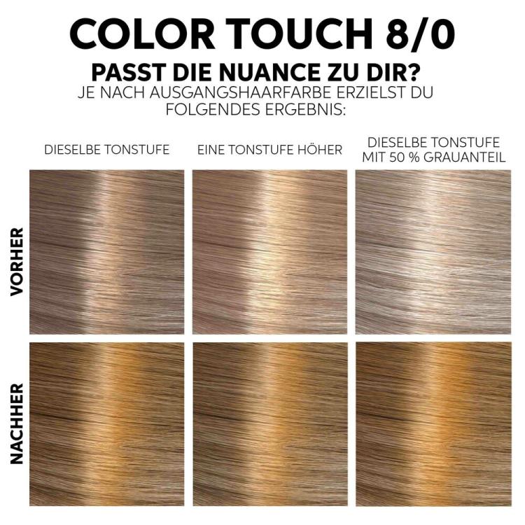 Wella Color Touch Fresh-Up-Kit Intensivtönung 8/0 Light Blonde