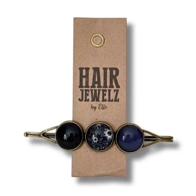 Hairjewelz by Elle Colourclip Triple Midnight Blue