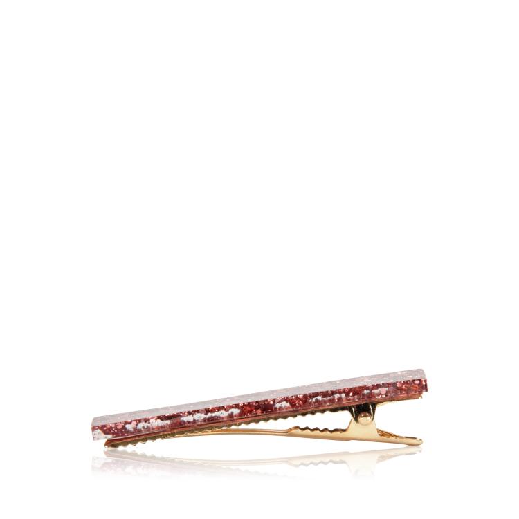 CG Home gerader Mini Clip rossgold glitzer
