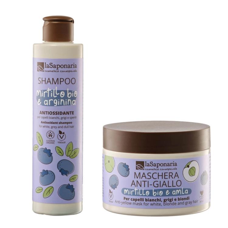 La Saponaria Mirtillo Bio e Arginina Shampoo