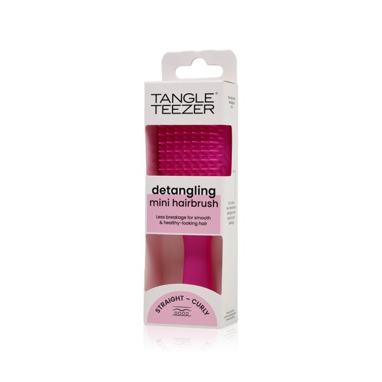 Tangle Teezer Detangling Mini Hairbrush Straight & Curly Pink