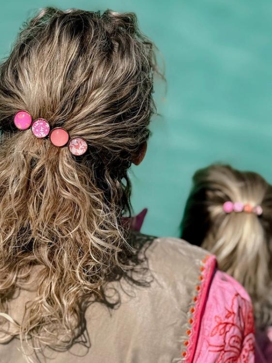 Hairjewelz by Elle Haarspange XL Bubblegum Pink