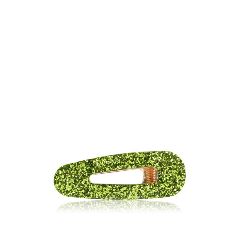 CG Home Dreieckige Haarspange limette glitzer