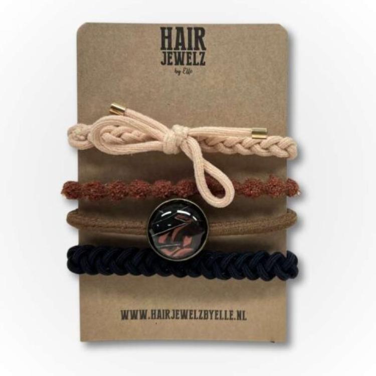 Hairjewelz by Elle Colourband Soft Brown
