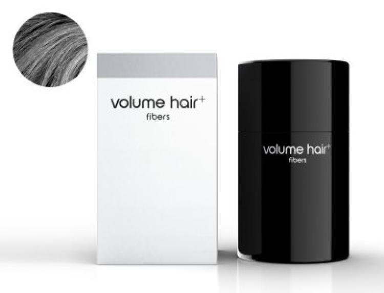 volume hair fibers Haarverdichtungsfasern, grau