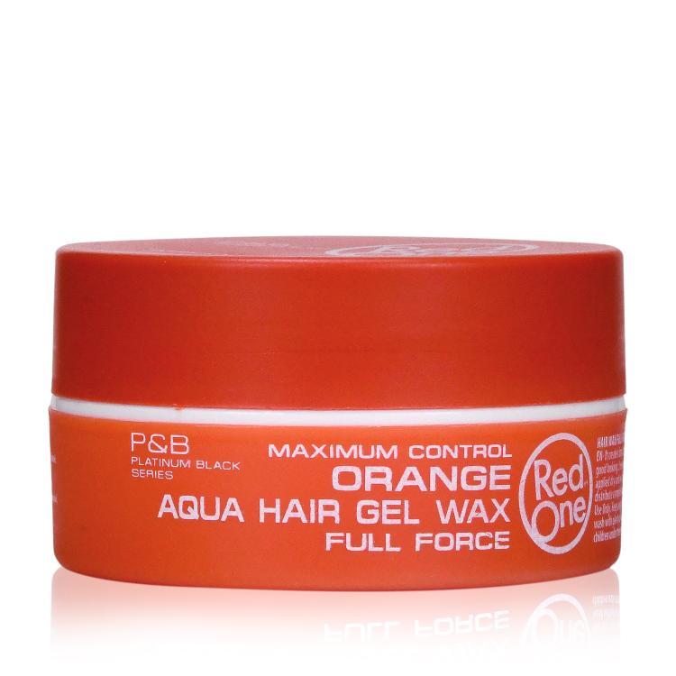 Red One Aqua Hair Gel Wax Orange