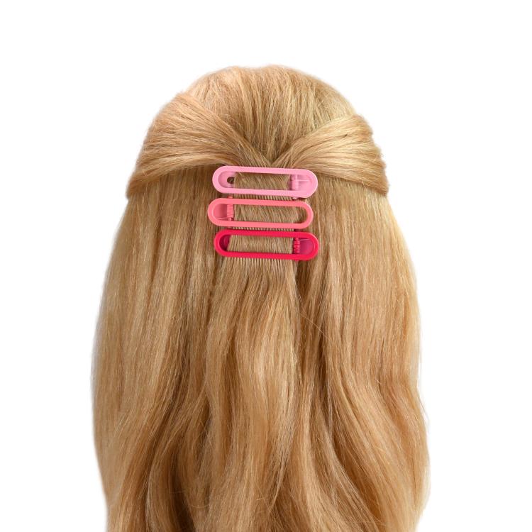 Helly Hair Paper Clip rund pink