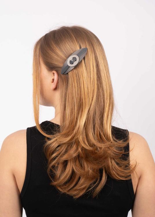 Sui Ava Rope Hair Clip Silver