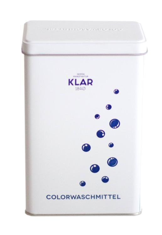 Klar's Dose für Color-Waschmittel 