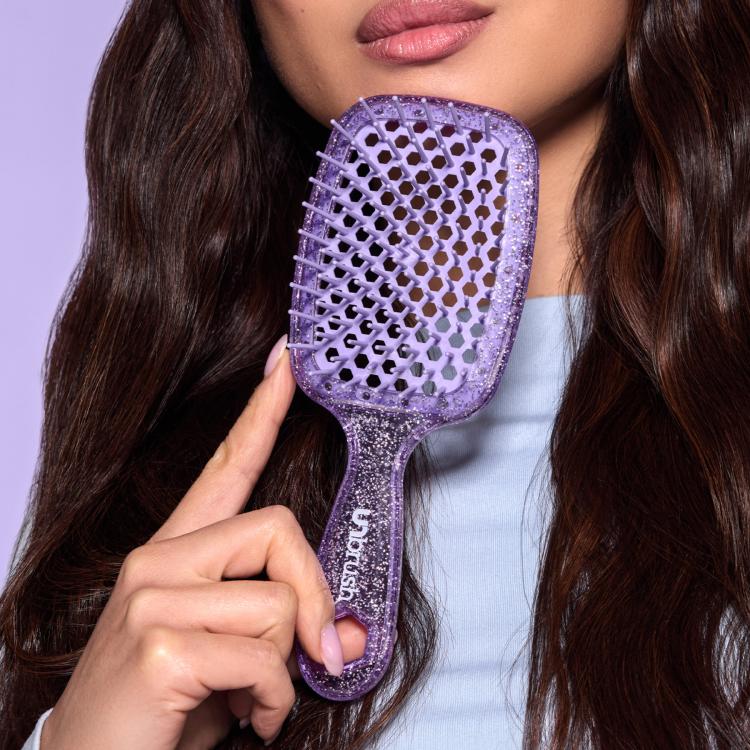 UNbrush Detangling Hair Brush Amethyst