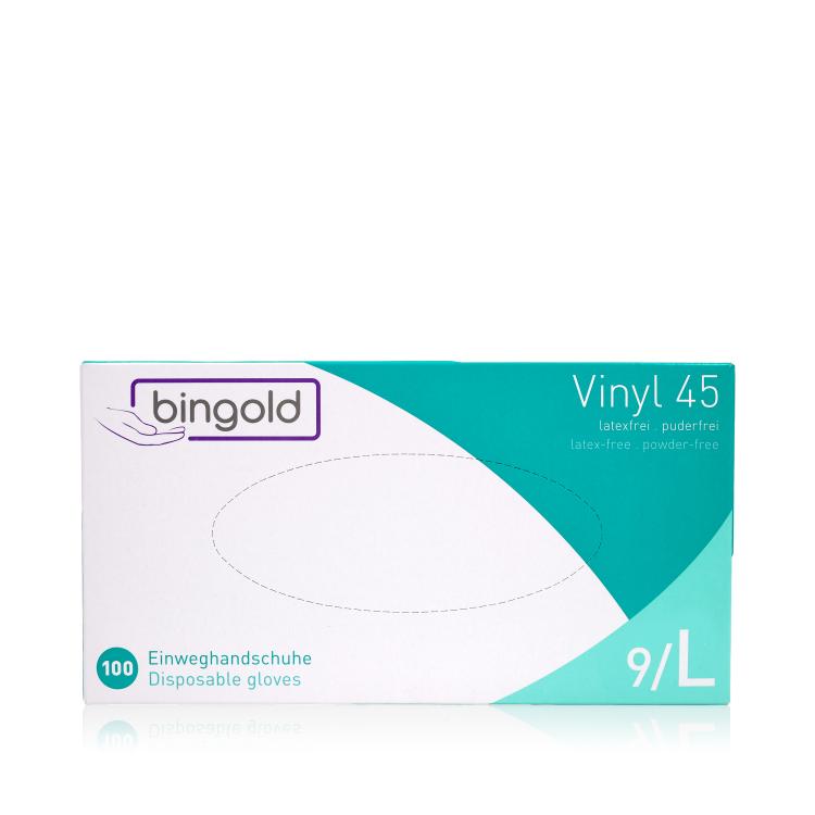 Bingold Vinylhandschuhe Größe L