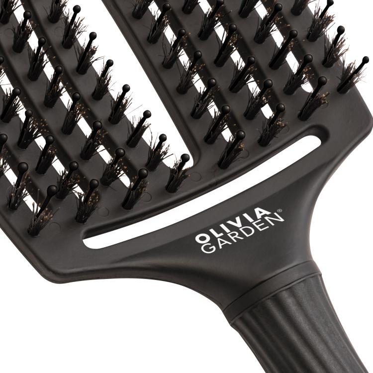 Olivia Garden Fingerbrush Combo L Full Black Haarbürste