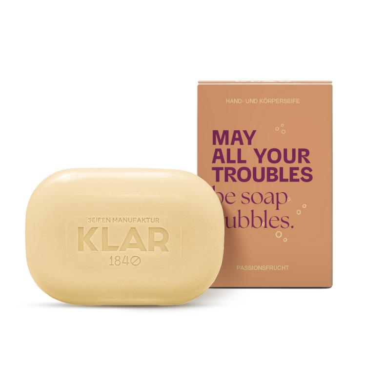 Klar Duschseife May All Your Troubles Be Soap Bubbles
