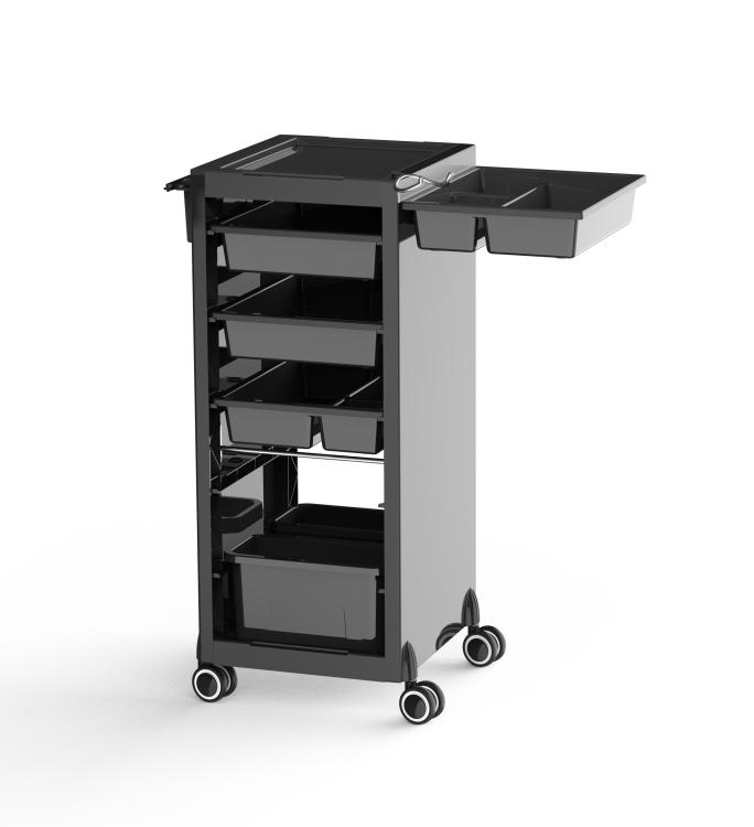Eurostil Arbeitswagen Trolley Rodium