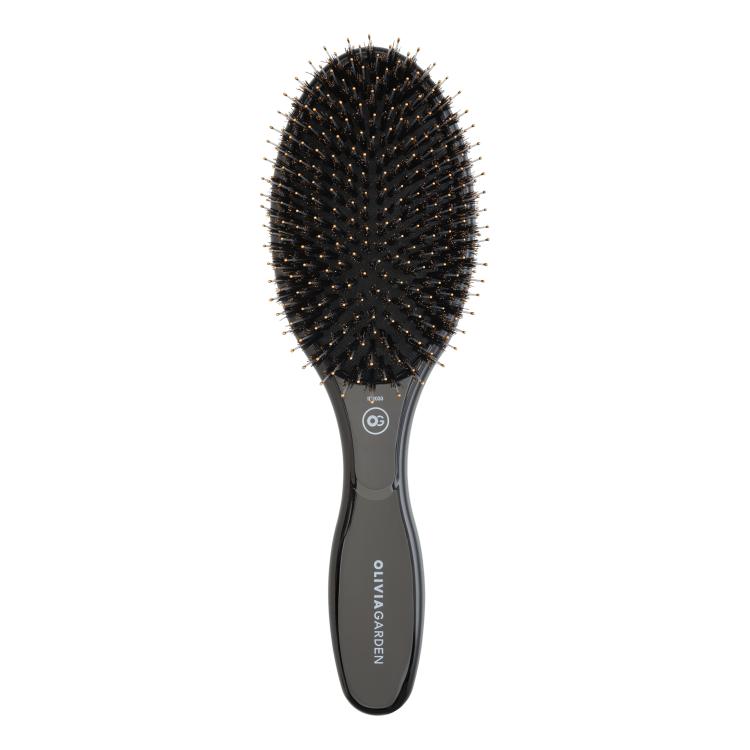 Olivia Garden CARE OVAL Boar & Nylon Bristles Black