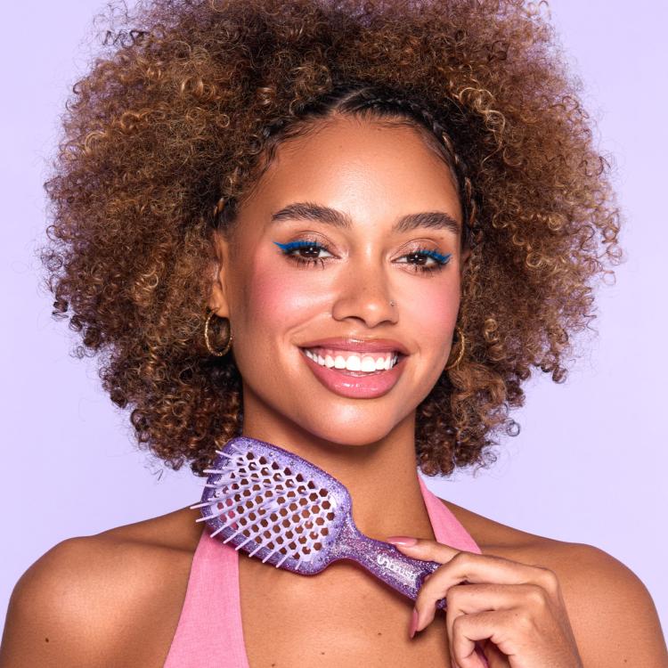 UNbrush Detangling Hair Brush Mini Amethyst