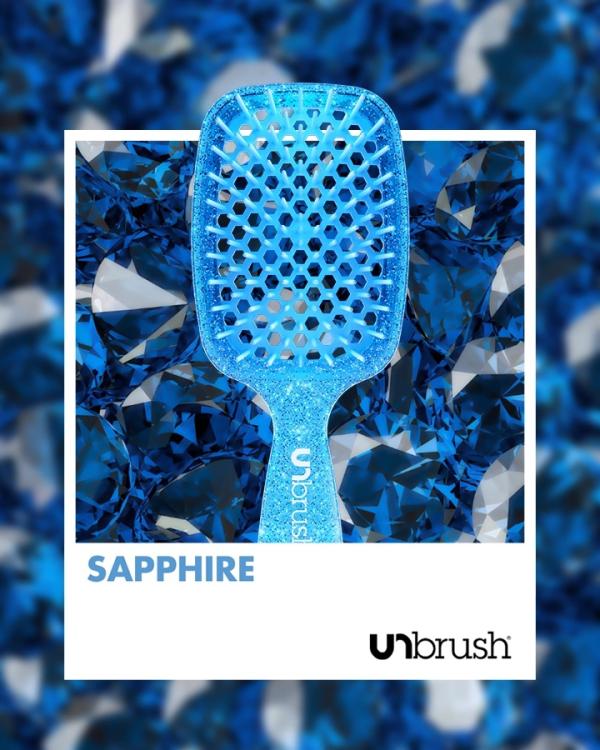 UNbrush Detangling Hair Brush Sapphire