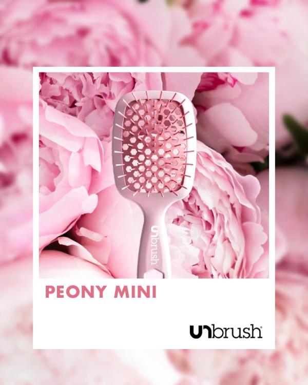 UNbrush Detangling Hair Brush Mini Peony