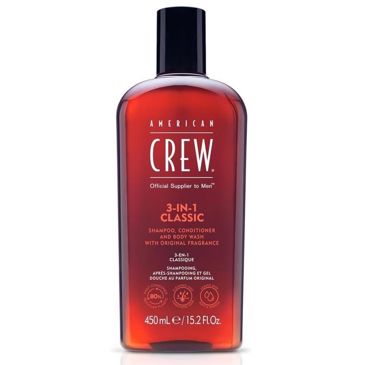 American Crew 3-in-1 Shampoo, Conditioner und Body-Wash