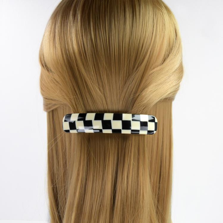 Helly Hair Hair Clip 9 cm Schachbrett