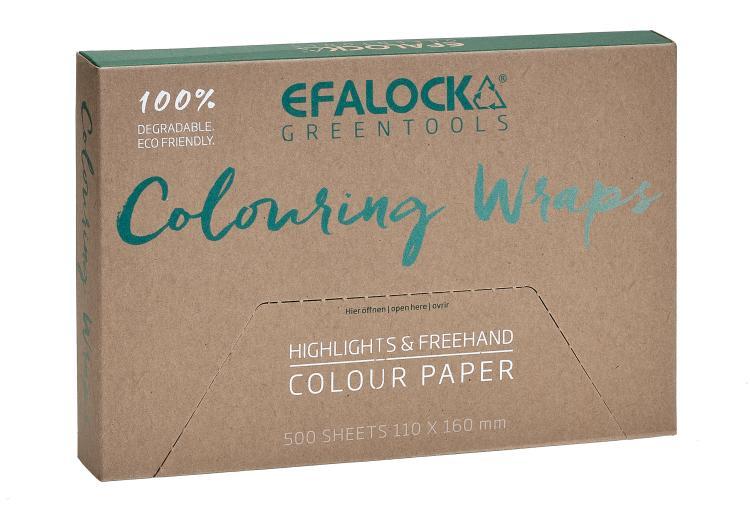Efalock Green Tools Coloring Wraps Strähnenpapier 110 x 160mm