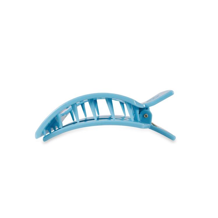Teleties Medium Flat Square Hair Clip Summer Sky