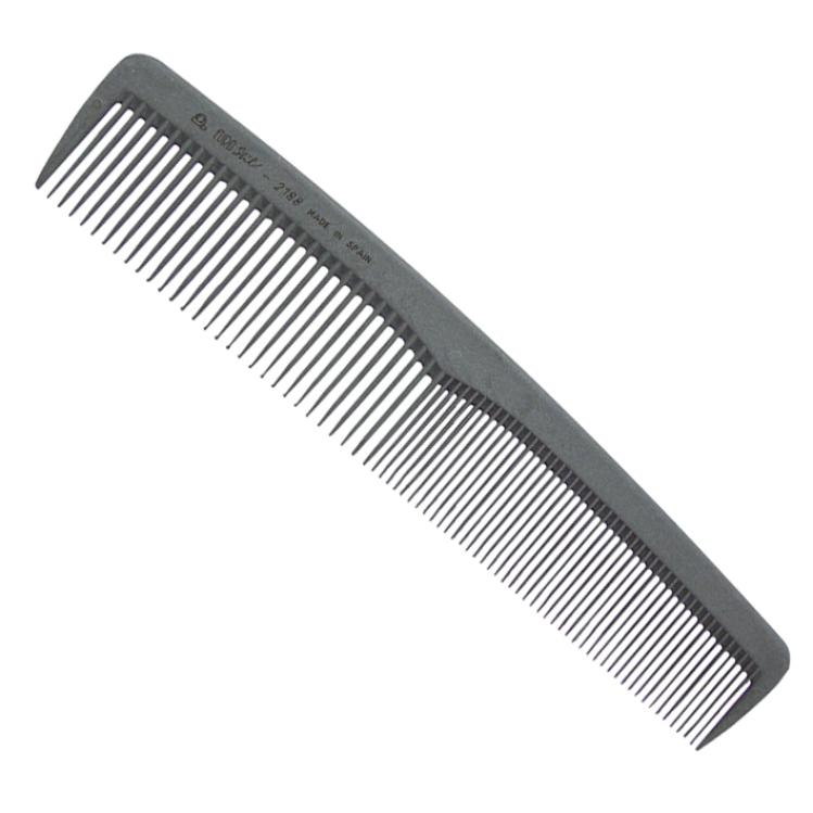 Eurostil Haarschneidekamm Carbon 19,5cm