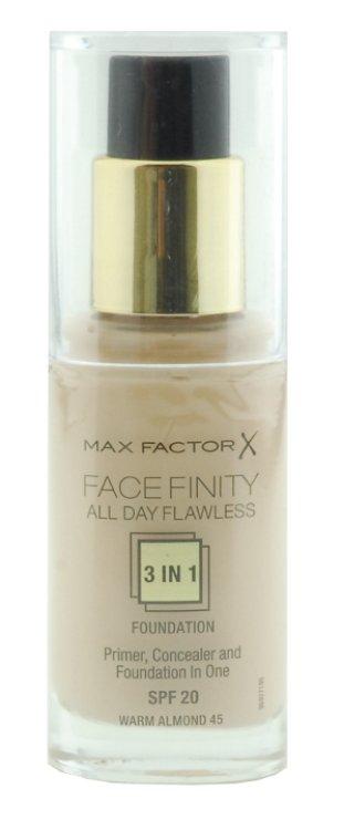 Max Factor Face Finity 3in1 Foundation 45 Warm Almond