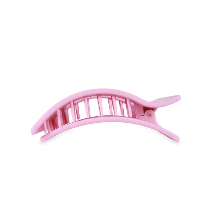 Teleties Medium Flat Rectangle Hair Clip Merry Pinkmas
