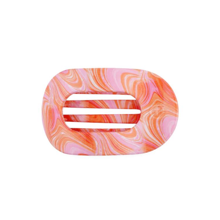 Teleties Flat Round Clip medium Just Keep Swimming