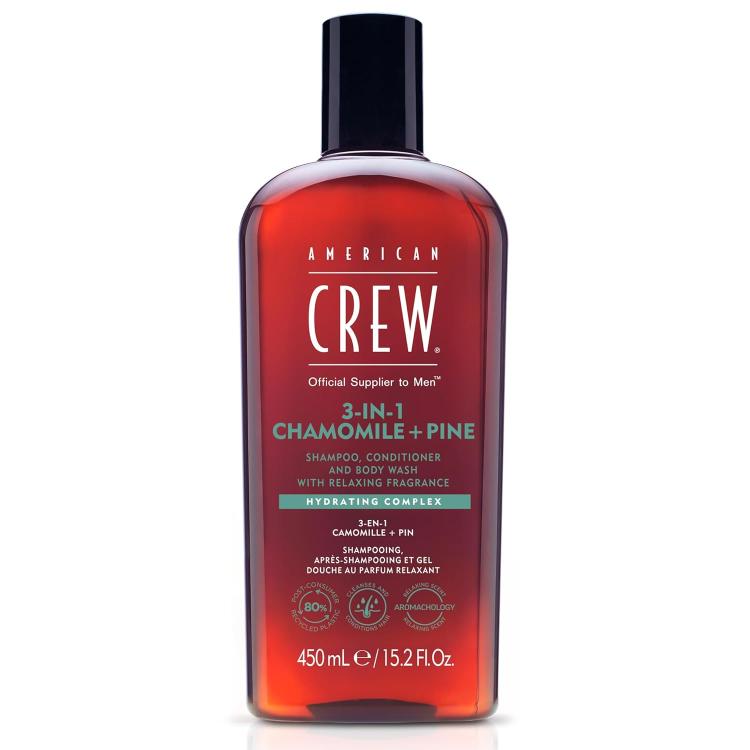 American Crew 3-in-1 Chamomilie + Pine hair-body-wash