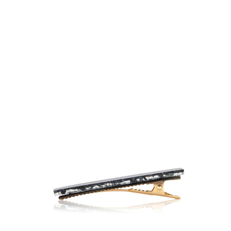CG Home gerader Mini Clip schwarz glitzer