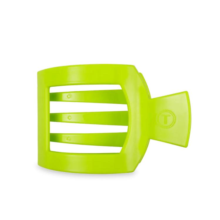 Teleties Large Flat Square Hair Clip Summer Brights