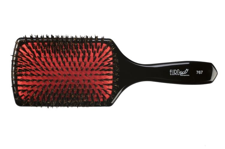 Eurostil Bürste Naturborsten Paddle Brush