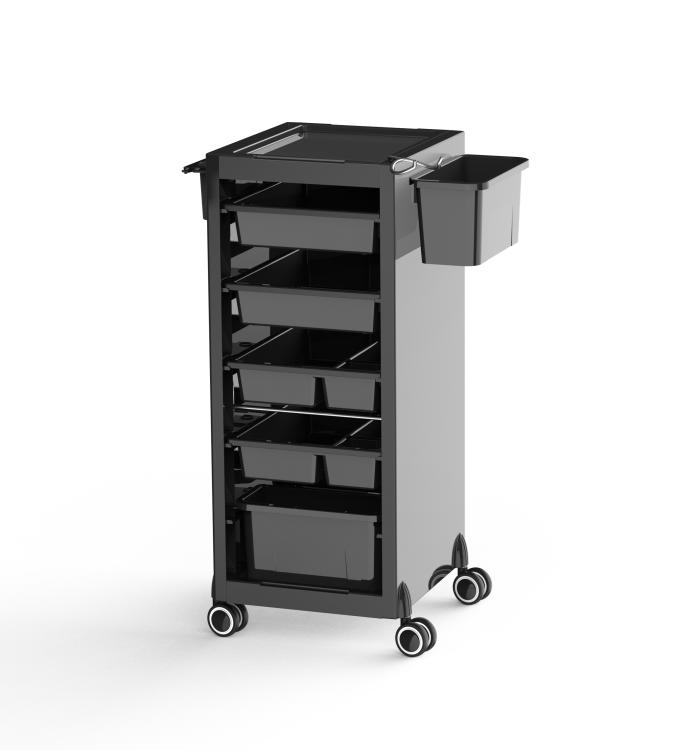 Eurostil Arbeitswagen Trolley Rodium