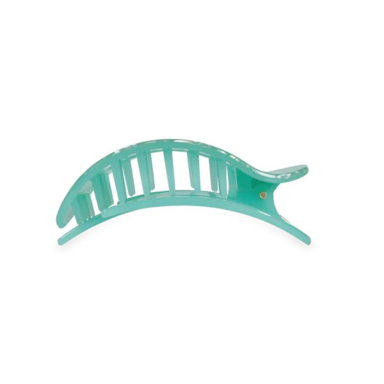 Teleties Flat Round Clip medium Spring Splash