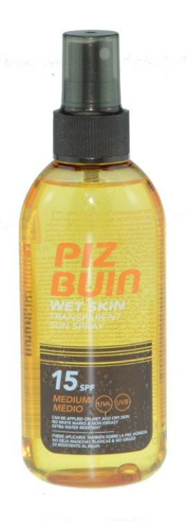 Piz Buin Wet Skin transparent Sun Spray SPF15