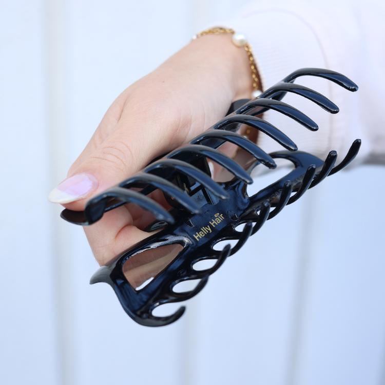 Helly Hair Haarklammer Paula 11 cm schwarz