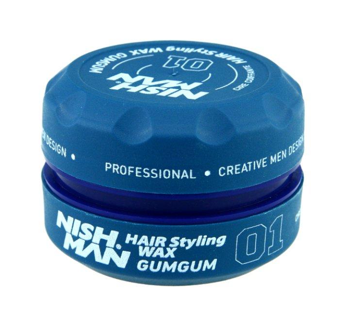 Nishman Hair Styling Gel Wax 01 Gumgum